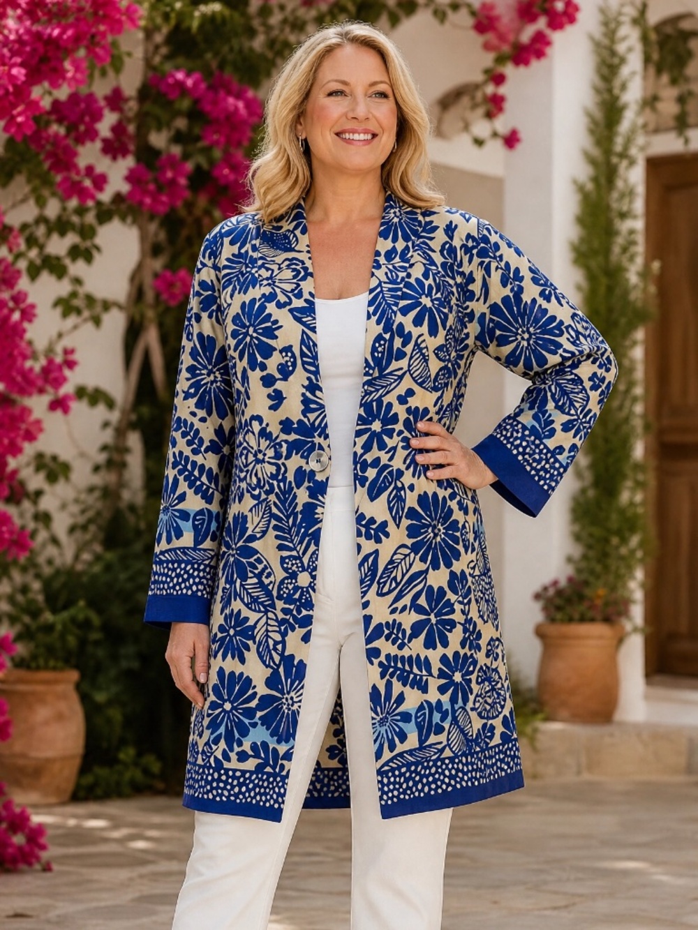 G by Giuliana Black Label Floral Jacket Topper | 1XP | NWOT